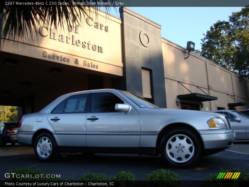 Brilliant Silver Metallic / Grey 1997 Mercedes-Benz C 230 Sedan