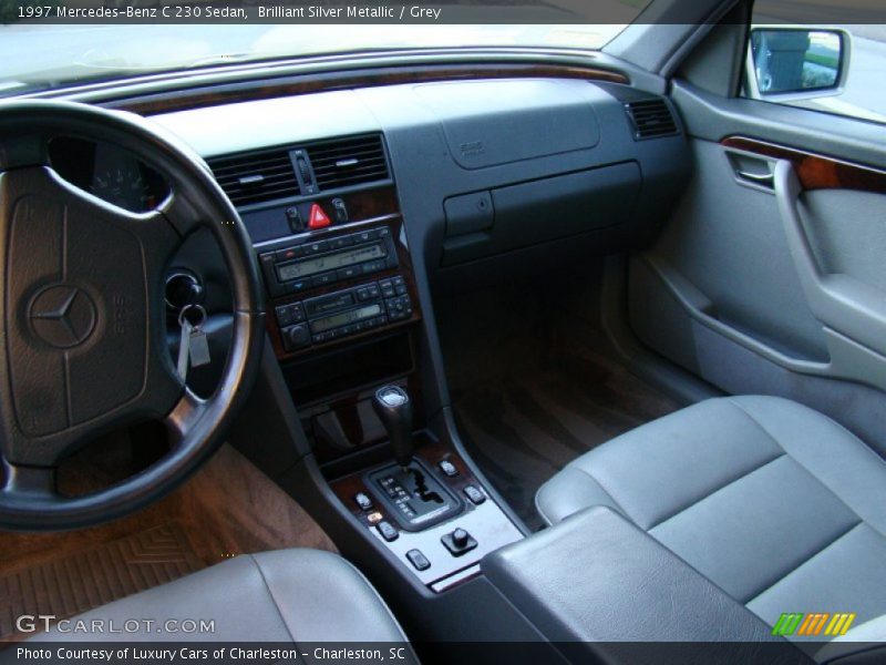 Brilliant Silver Metallic / Grey 1997 Mercedes-Benz C 230 Sedan