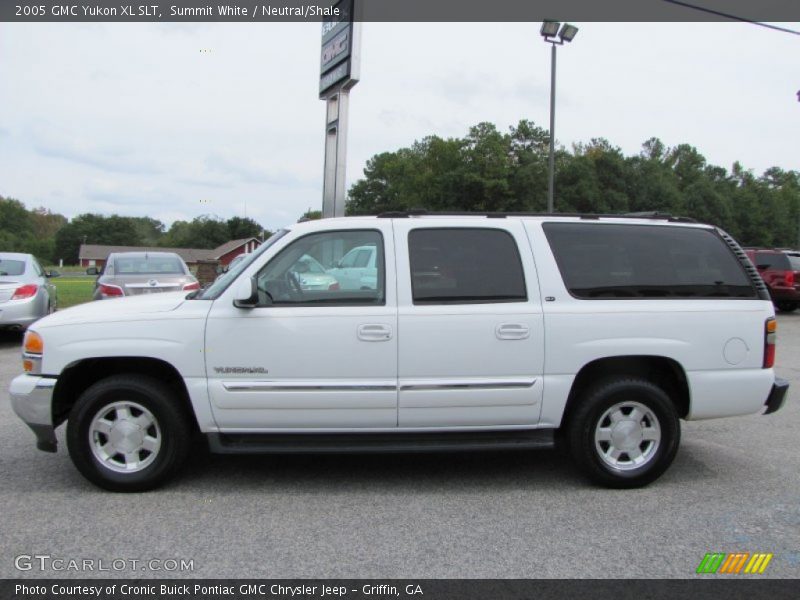 Summit White / Neutral/Shale 2005 GMC Yukon XL SLT