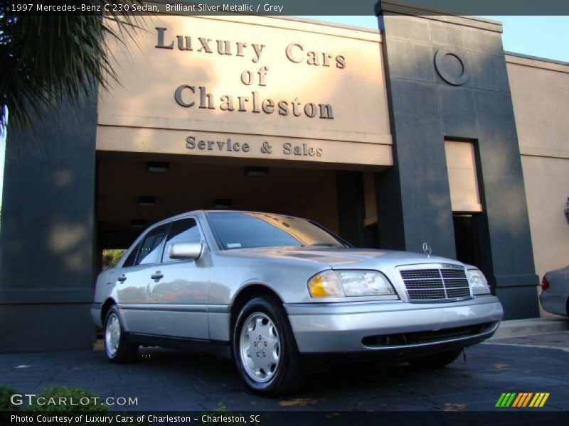 Brilliant Silver Metallic / Grey 1997 Mercedes-Benz C 230 Sedan