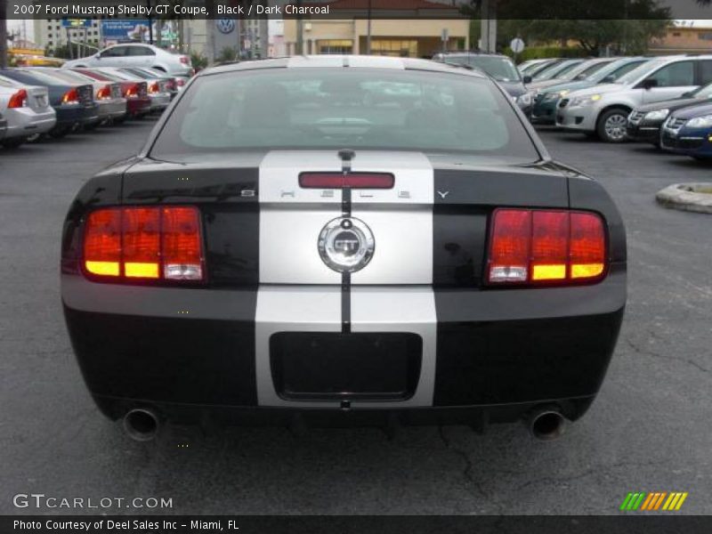 Black / Dark Charcoal 2007 Ford Mustang Shelby GT Coupe