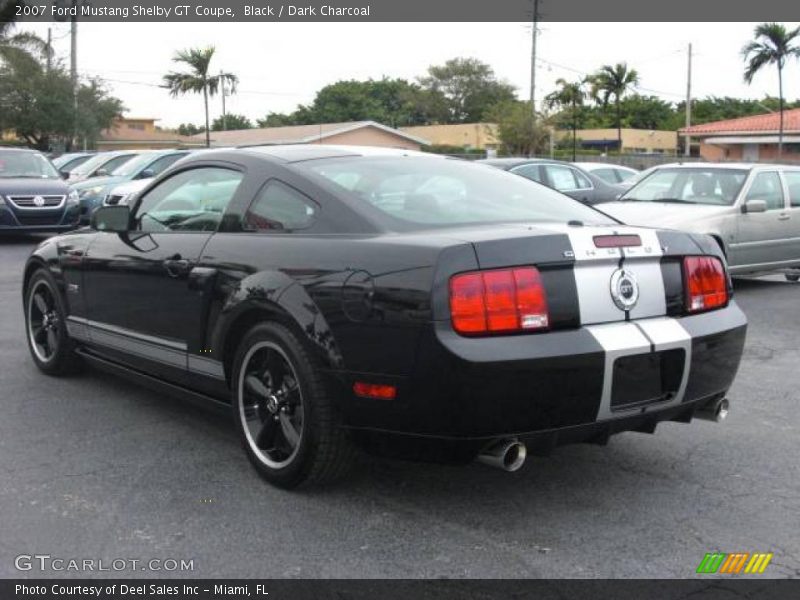 Black / Dark Charcoal 2007 Ford Mustang Shelby GT Coupe