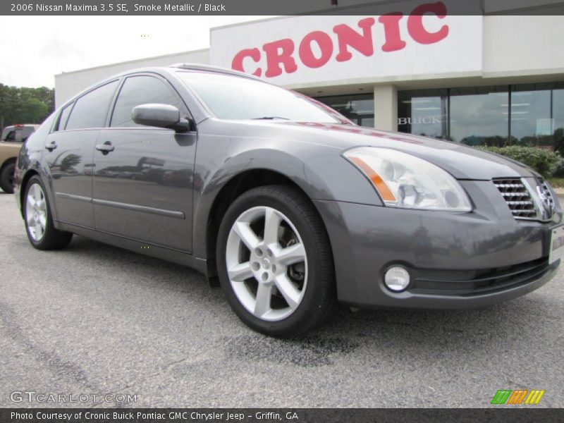 Smoke Metallic / Black 2006 Nissan Maxima 3.5 SE
