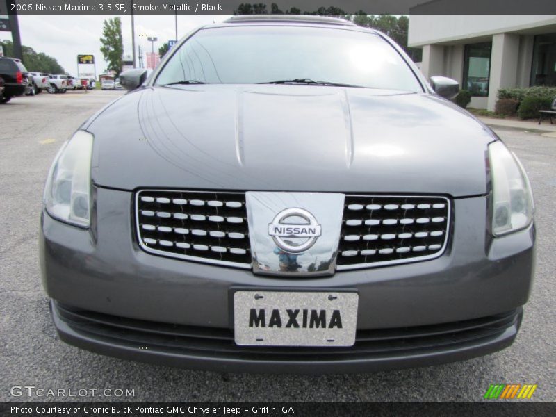 Smoke Metallic / Black 2006 Nissan Maxima 3.5 SE