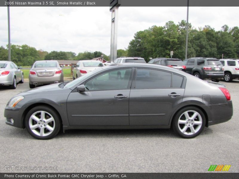 Smoke Metallic / Black 2006 Nissan Maxima 3.5 SE