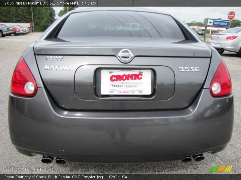 Smoke Metallic / Black 2006 Nissan Maxima 3.5 SE