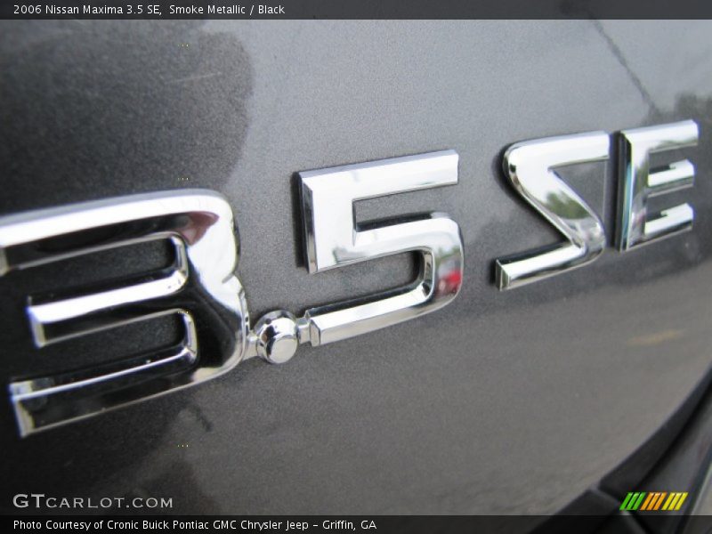 Smoke Metallic / Black 2006 Nissan Maxima 3.5 SE
