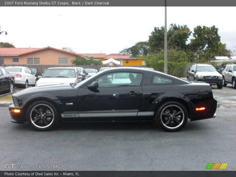 Black / Dark Charcoal 2007 Ford Mustang Shelby GT Coupe