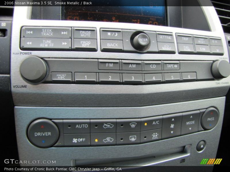 Smoke Metallic / Black 2006 Nissan Maxima 3.5 SE