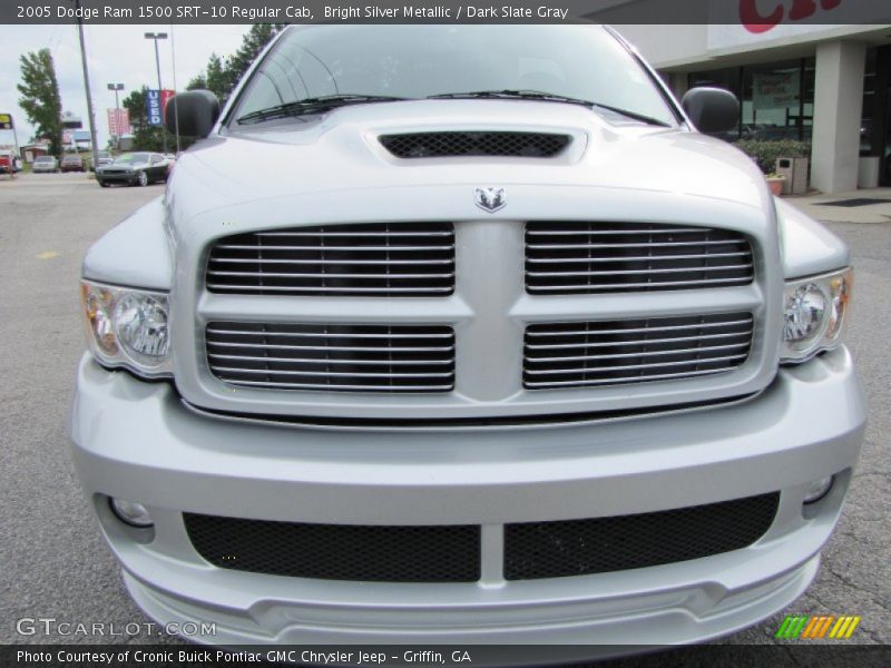 Bright Silver Metallic / Dark Slate Gray 2005 Dodge Ram 1500 SRT-10 Regular Cab