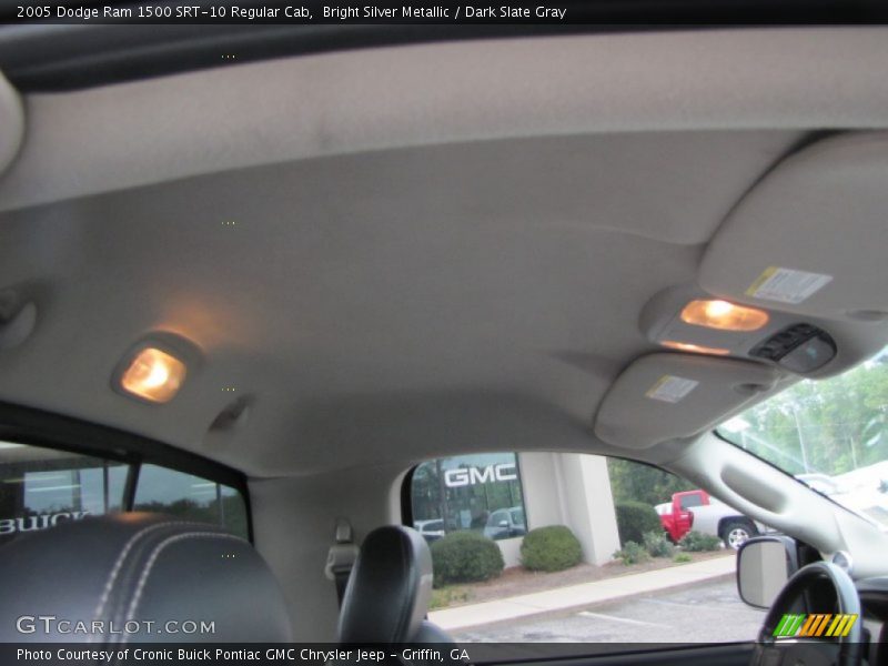 Bright Silver Metallic / Dark Slate Gray 2005 Dodge Ram 1500 SRT-10 Regular Cab