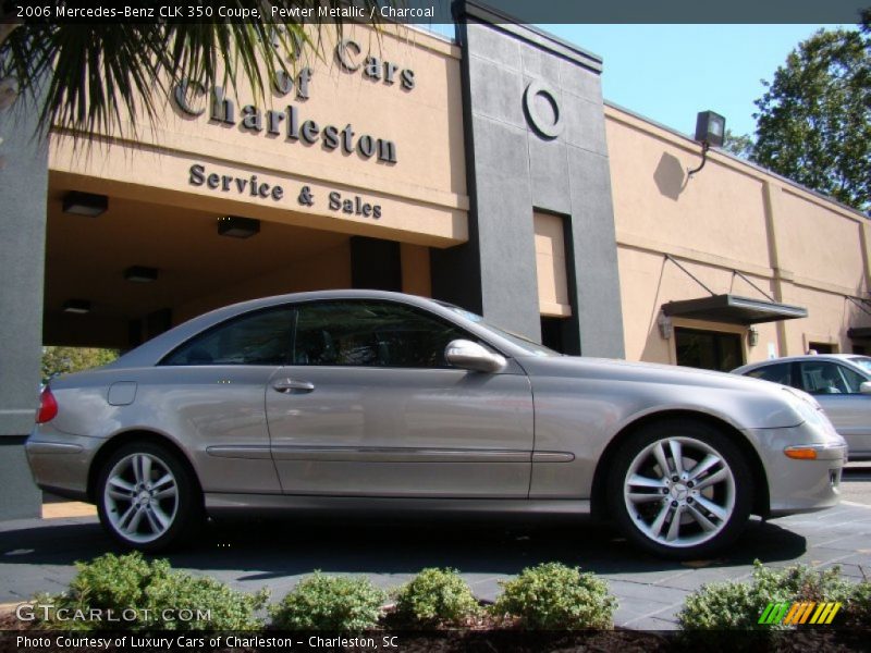 Pewter Metallic / Charcoal 2006 Mercedes-Benz CLK 350 Coupe