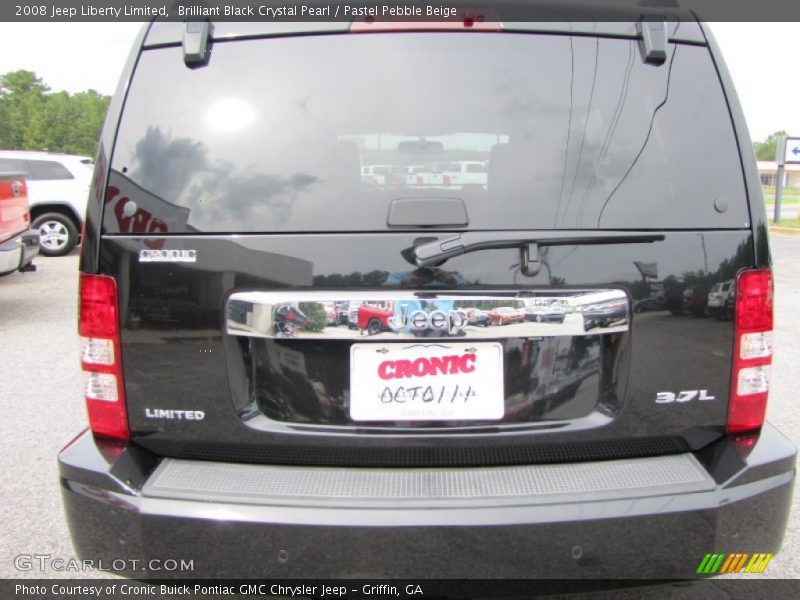 Brilliant Black Crystal Pearl / Pastel Pebble Beige 2008 Jeep Liberty Limited