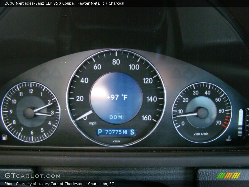 Pewter Metallic / Charcoal 2006 Mercedes-Benz CLK 350 Coupe
