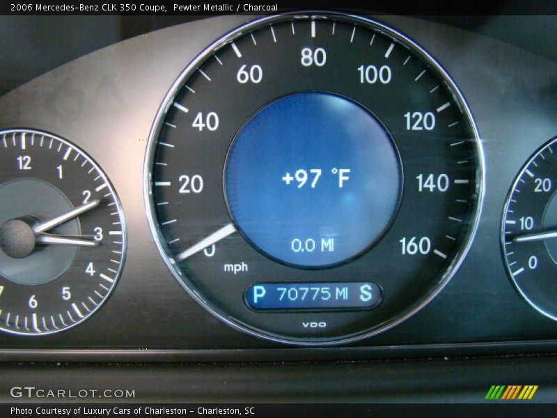 Pewter Metallic / Charcoal 2006 Mercedes-Benz CLK 350 Coupe