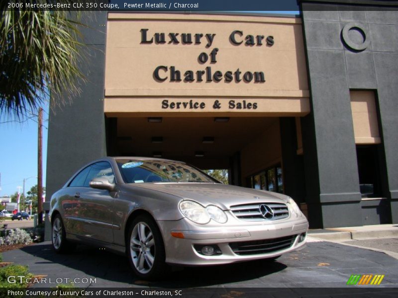 Pewter Metallic / Charcoal 2006 Mercedes-Benz CLK 350 Coupe