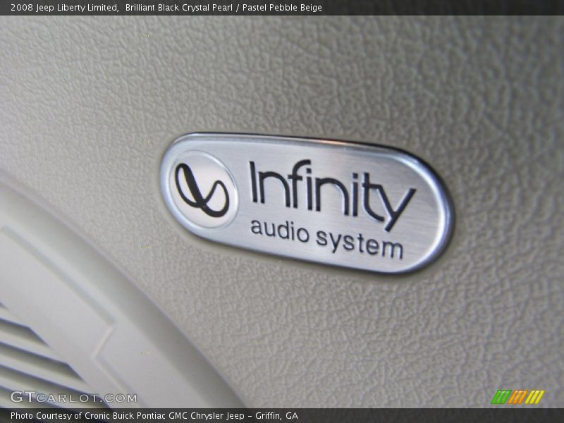 Brilliant Black Crystal Pearl / Pastel Pebble Beige 2008 Jeep Liberty Limited