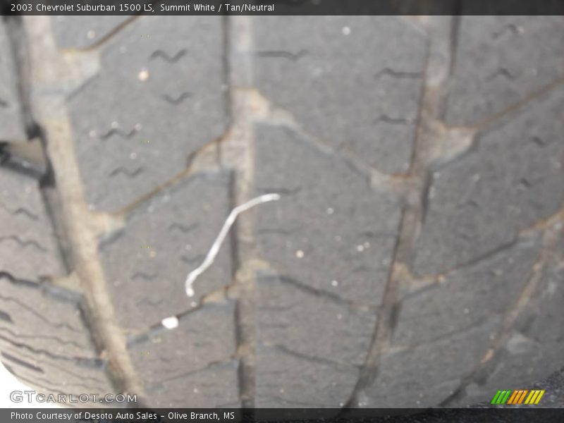 Summit White / Tan/Neutral 2003 Chevrolet Suburban 1500 LS