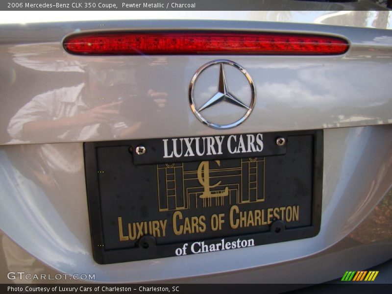 Pewter Metallic / Charcoal 2006 Mercedes-Benz CLK 350 Coupe