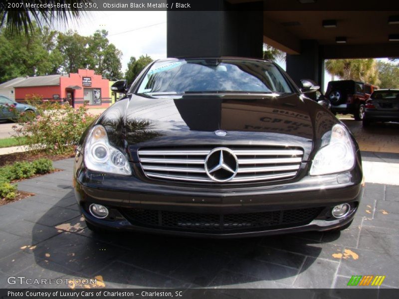 Obsidian Black Metallic / Black 2007 Mercedes-Benz CLS 550