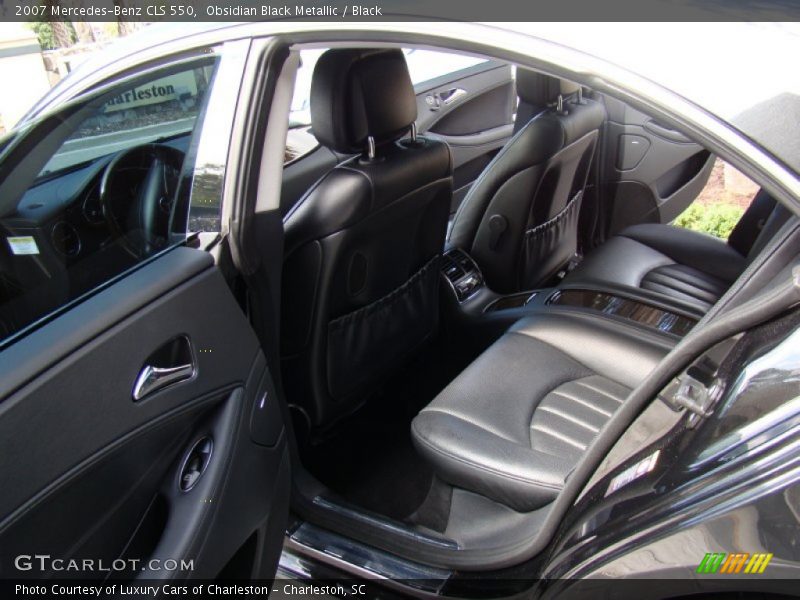 Obsidian Black Metallic / Black 2007 Mercedes-Benz CLS 550