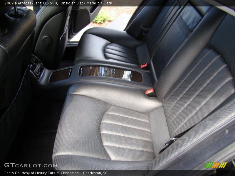 Obsidian Black Metallic / Black 2007 Mercedes-Benz CLS 550