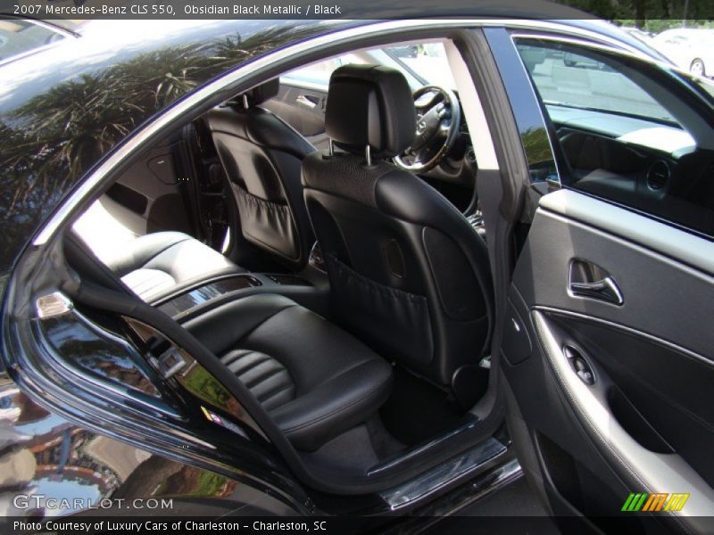 Obsidian Black Metallic / Black 2007 Mercedes-Benz CLS 550
