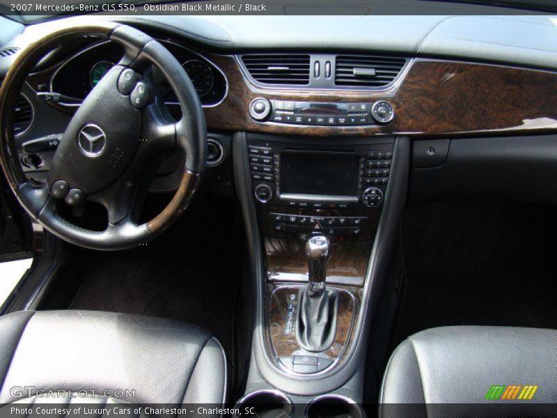 Obsidian Black Metallic / Black 2007 Mercedes-Benz CLS 550