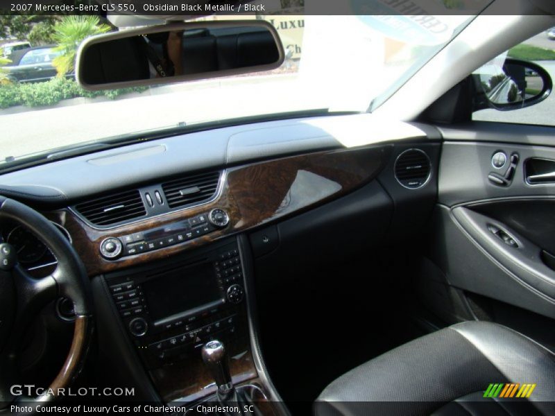 Obsidian Black Metallic / Black 2007 Mercedes-Benz CLS 550