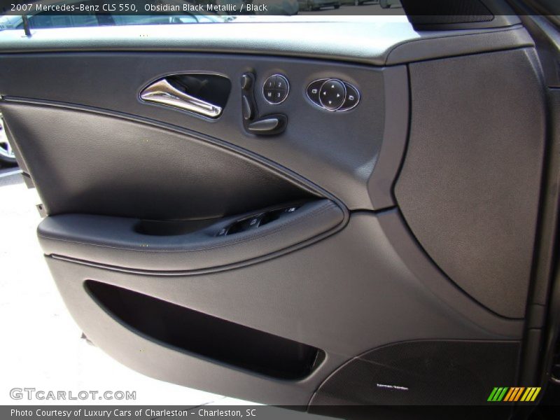 Obsidian Black Metallic / Black 2007 Mercedes-Benz CLS 550