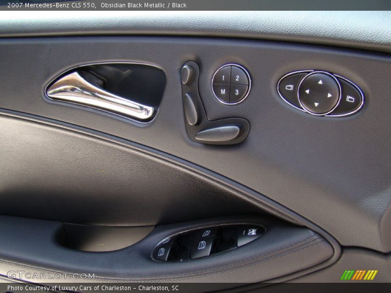 Obsidian Black Metallic / Black 2007 Mercedes-Benz CLS 550