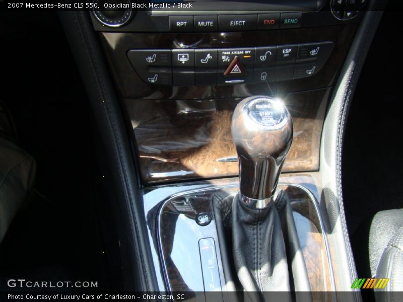 Obsidian Black Metallic / Black 2007 Mercedes-Benz CLS 550
