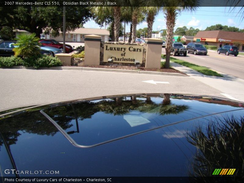 Obsidian Black Metallic / Black 2007 Mercedes-Benz CLS 550