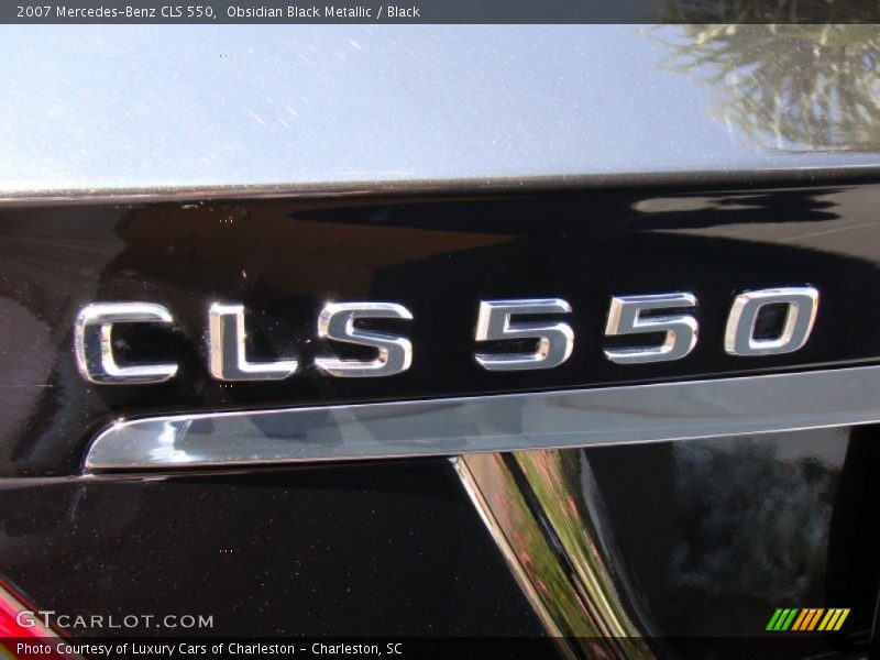 Obsidian Black Metallic / Black 2007 Mercedes-Benz CLS 550