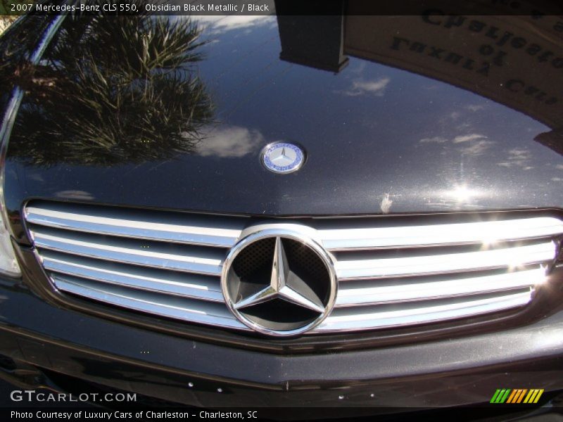Obsidian Black Metallic / Black 2007 Mercedes-Benz CLS 550