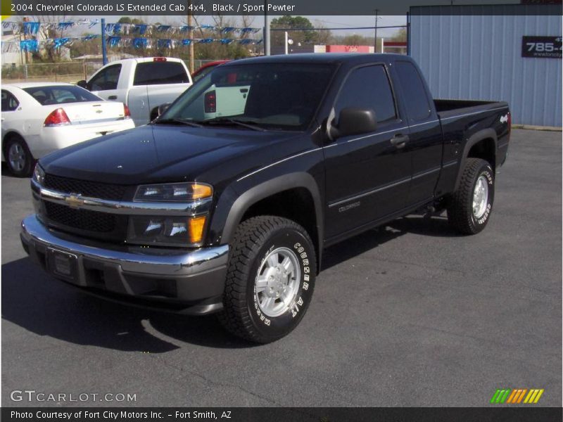Black / Sport Pewter 2004 Chevrolet Colorado LS Extended Cab 4x4