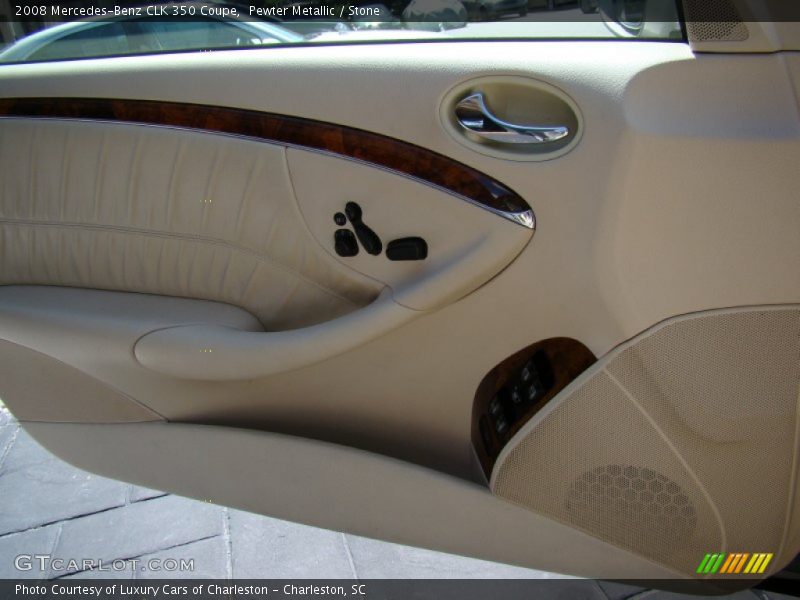 Pewter Metallic / Stone 2008 Mercedes-Benz CLK 350 Coupe