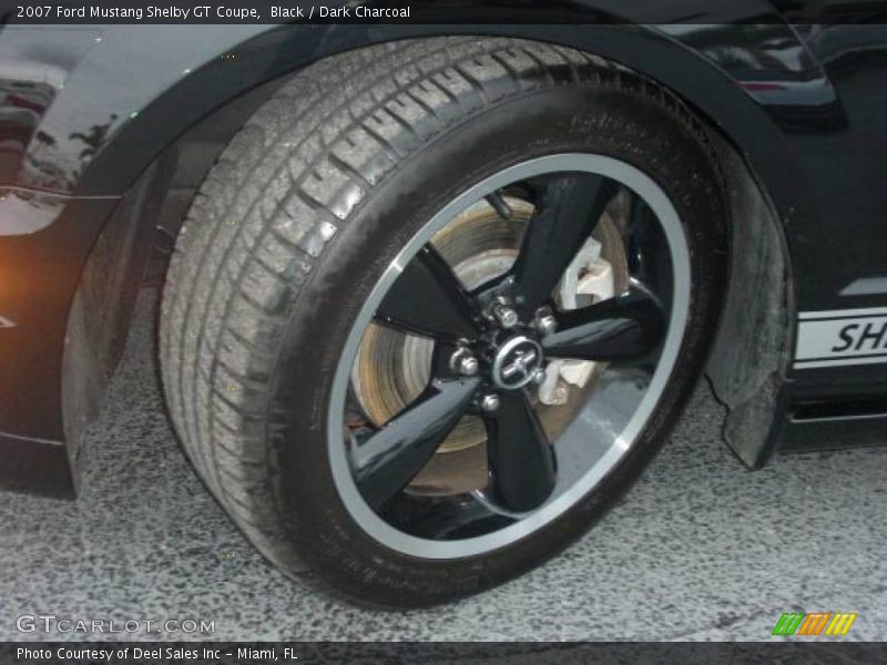 Black / Dark Charcoal 2007 Ford Mustang Shelby GT Coupe