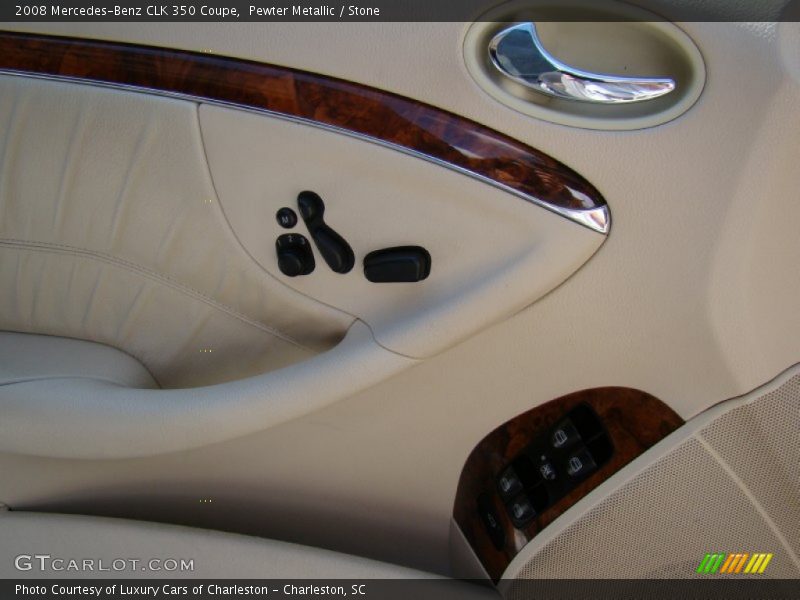 Pewter Metallic / Stone 2008 Mercedes-Benz CLK 350 Coupe