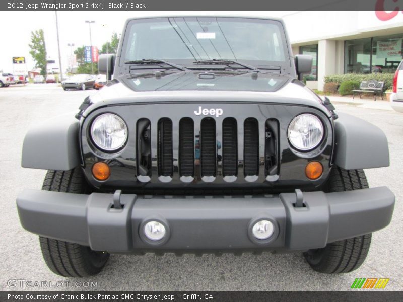 Black / Black 2012 Jeep Wrangler Sport S 4x4