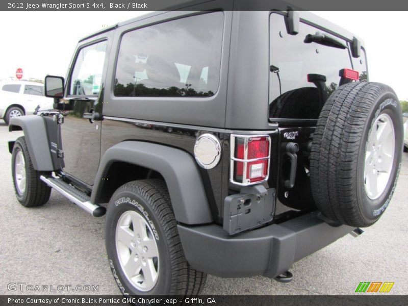 Black / Black 2012 Jeep Wrangler Sport S 4x4