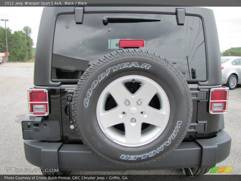 Black / Black 2012 Jeep Wrangler Sport S 4x4