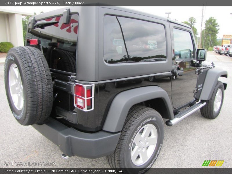 Black / Black 2012 Jeep Wrangler Sport S 4x4