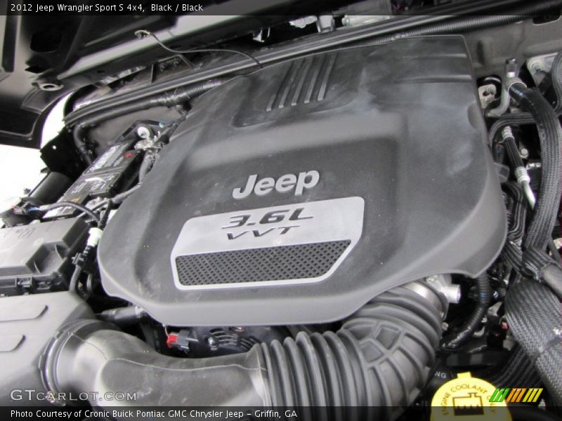  2012 Wrangler Sport S 4x4 Engine - 3.6 Liter DOHC 24-Valve VVT Pentastar V6