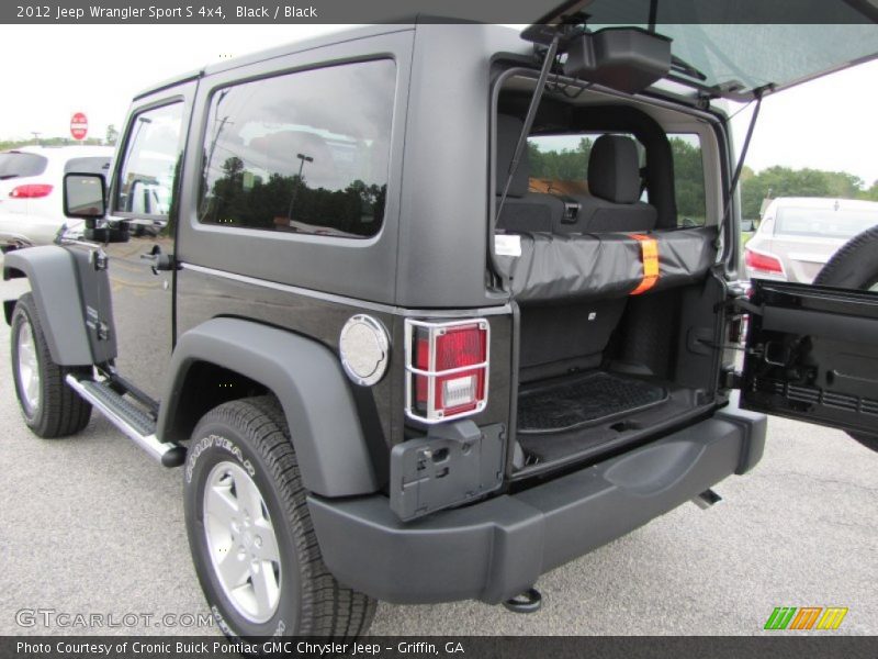 Black / Black 2012 Jeep Wrangler Sport S 4x4