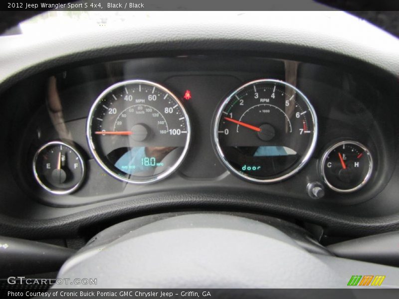  2012 Wrangler Sport S 4x4 Sport S 4x4 Gauges