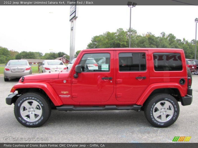  2012 Wrangler Unlimited Sahara 4x4 Flame Red