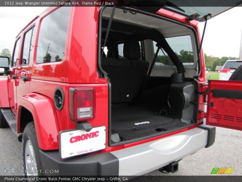 Flame Red / Black 2012 Jeep Wrangler Unlimited Sahara 4x4