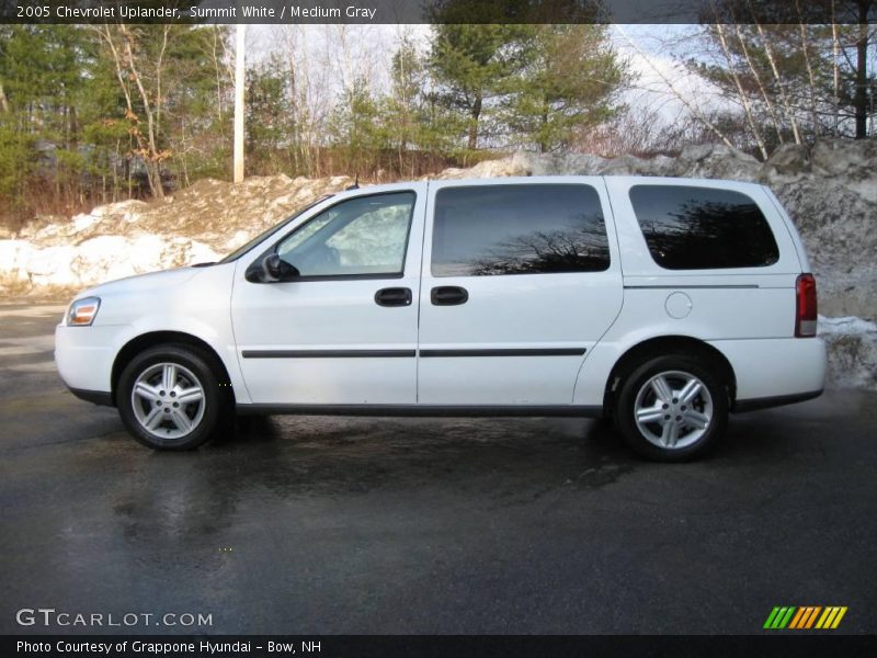 Summit White / Medium Gray 2005 Chevrolet Uplander