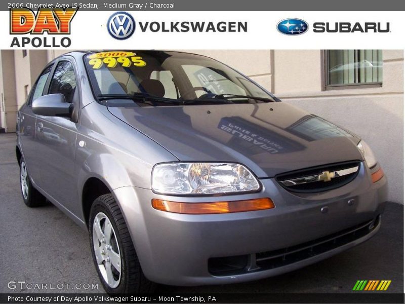Medium Gray / Charcoal 2006 Chevrolet Aveo LS Sedan